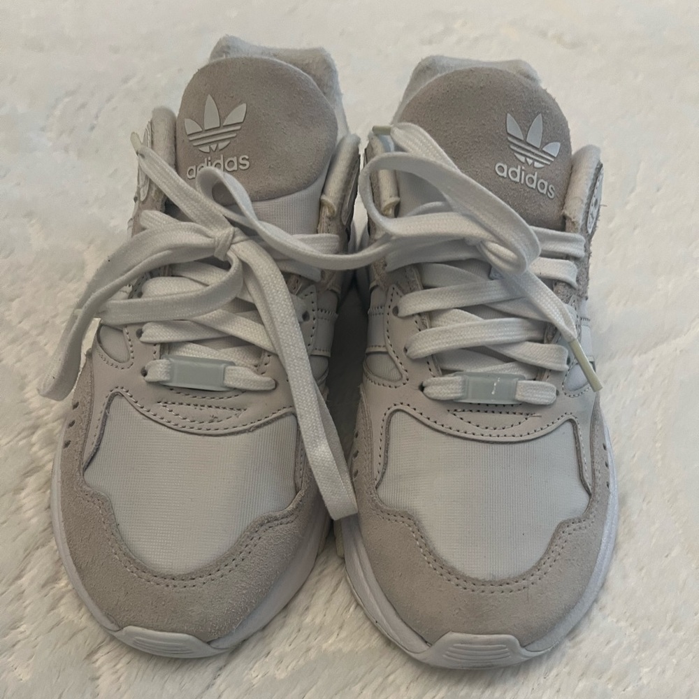 Adidas white sneakers